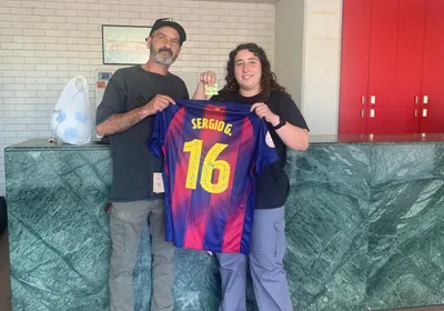 Camiseta del FC Barcelona firmada
